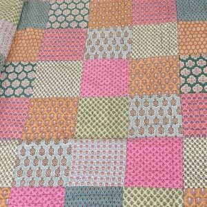 Land of Nod Patchwork Quilt - Queen Size